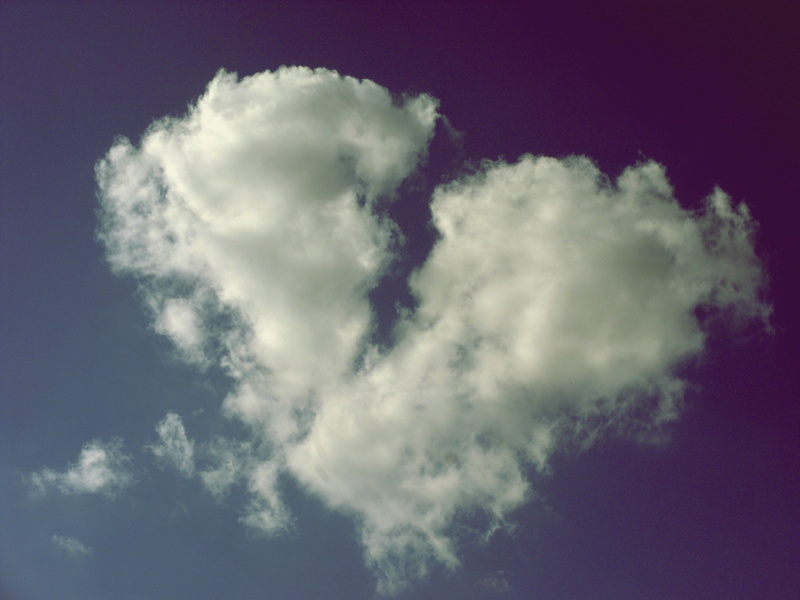 2K, heart, white color, dramatic sky, blue, day, sky, cloud, no People, meteorology, sunlight, heaven, atmosphere, scenics, wind, climate, space, the sky