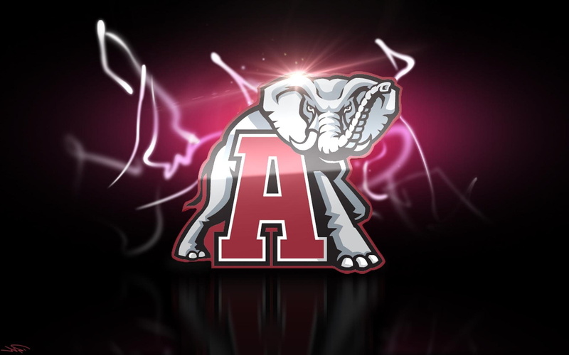 football, alabama, college, crimson, tide, 1080P