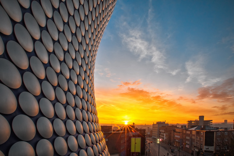Building, Man Made, Sunset, Cityscape, 1080P, Selfridges Building, Birmingham