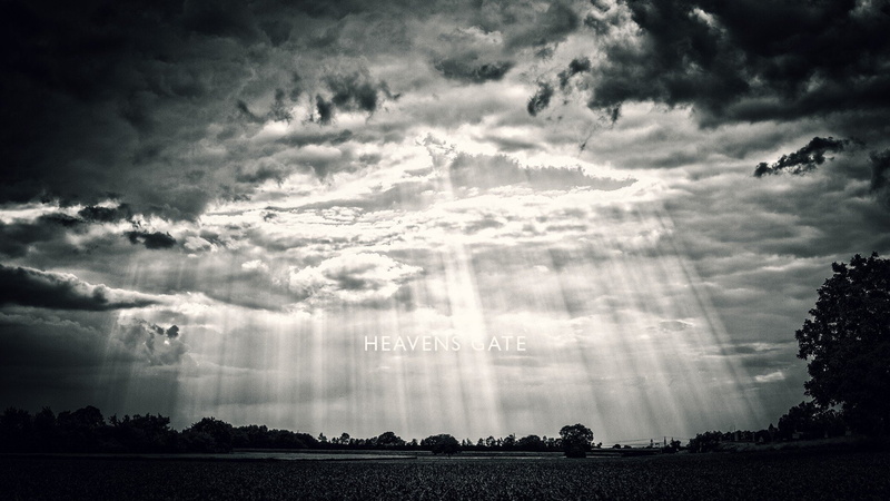 gate, heavens, clouds, sunrise, sky, 1080P