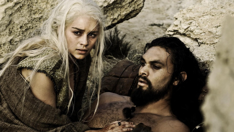 game of thrones, daenerys, 1920x1080, khal, khal drogo, casts, drogo, tv shows, thrones, emilia clarke, game, targaryen, jason momoa, daenerys targaryen