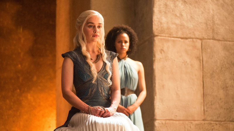 two people, targaryen, heterosexual couple, young adult, women, three quarter length, people, fashion, adult, emotion, positive emotion, sadness, Emilia Clarke