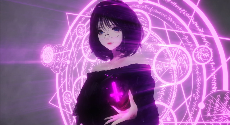 Cross, Blue Eyes, Witch, Anime, Girl, 1080P