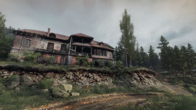 1080P, tree, residential district, outdoors, building exterior, architecture, field, no people, building, nature, The Vanishing of Ethan Carter, The Astronauts