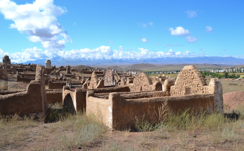 the past, built structure, plant, Kyrgyzstan, nature, day, history, Cemetery, ruined, sky, travel destinations, cloud - sky, architecture, old, outdoors