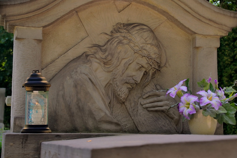 architecture, human representation, no people, religion, old cemetery, necropolis, creativity, rakowice, figure, cemetery, 2K, jesus, the tomb of, built structure