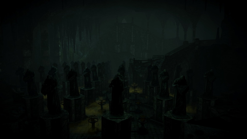 place of worship, building, architecture, indoors, the past, dark, night, The Witcher 3: Wild Hunt, built structure, no people, silhouette, spirituality