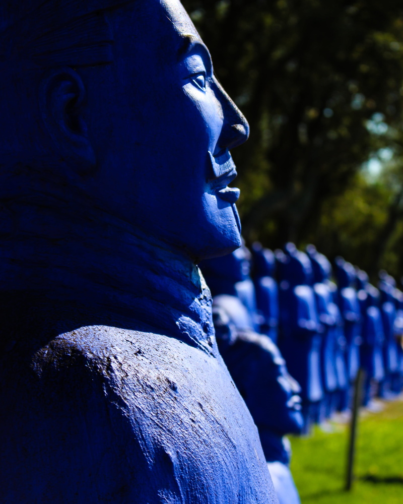 4K, tombstone, art and craft, statue, blue, craft, no people, sculpture, cemetery, outdoors, stone, representation, memorial, emotion, grave, solid, focus on foreground