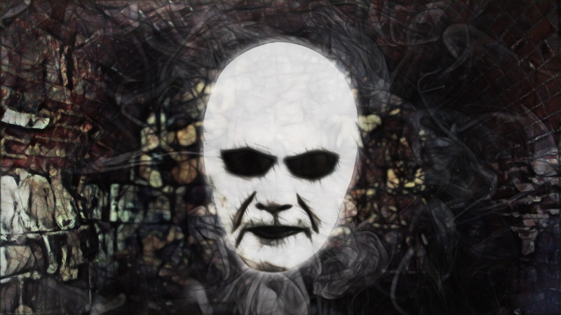 Ghost, spirit of the harvest moon, face, 1080P, Courage The Cowardly Dog