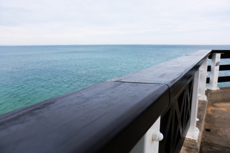 coast, pier, water, deep, scenics - nature, ocean, wood - material, sea, horizon, outdoors, melancholic, 5K, atlantic, no people, aqua, port elizabeth