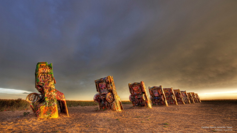 amarillo, ranch, 2K, texas, cadillac, Landmarks