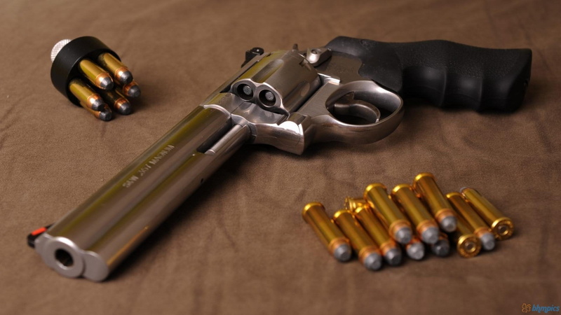 protection, studio shot, indoors, warning sign, ammunition, gun, aggression, Weapons, handgun, weapon, Smith and Wesson Revolver, crime, no people, safety