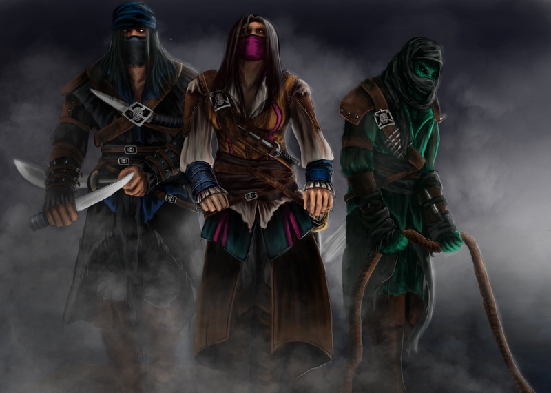 group of people, unrecognizable person, obscured face, fog, power, males, character, people, three quarter length, mortal, real people, combat, dark, war