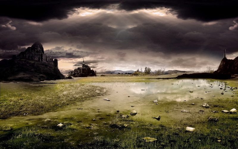 nature, lake, dramatic Sky, environment, rural Scene, stones, storm, overcast, 720P, moody Sky, beach, mountains, tranquil Scene, cliff, color Image, hill