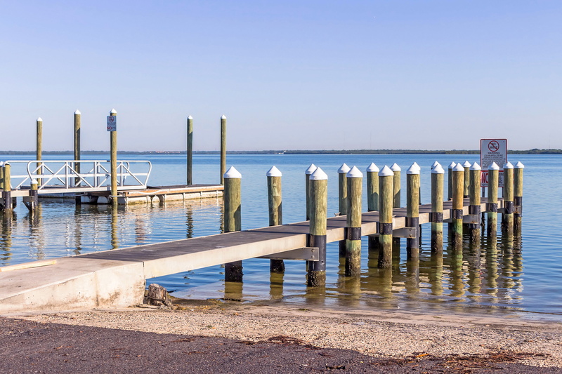 horizon, water, outdoors, tampa, blue, sea, docks, coastline, tranquil Scene, in a row, jetty, wooden Post, bay, horizon over water, Tampa Bay, day, Florida