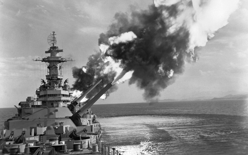 USS New Jersey (BB-62), Battleship, Ship, Navy, Warship, 1080P, Warships, Iowa-class battleship