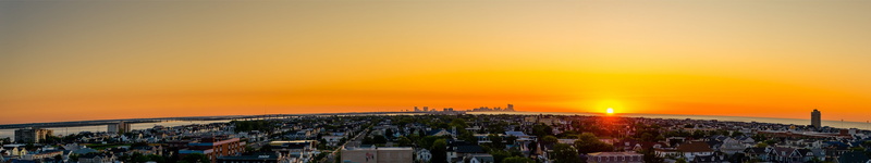 urban skyline, cityscape, Sun, nature, water, orange color, residential district, built structure, crowd, building, Atlantic City, photography, dusk, sunset