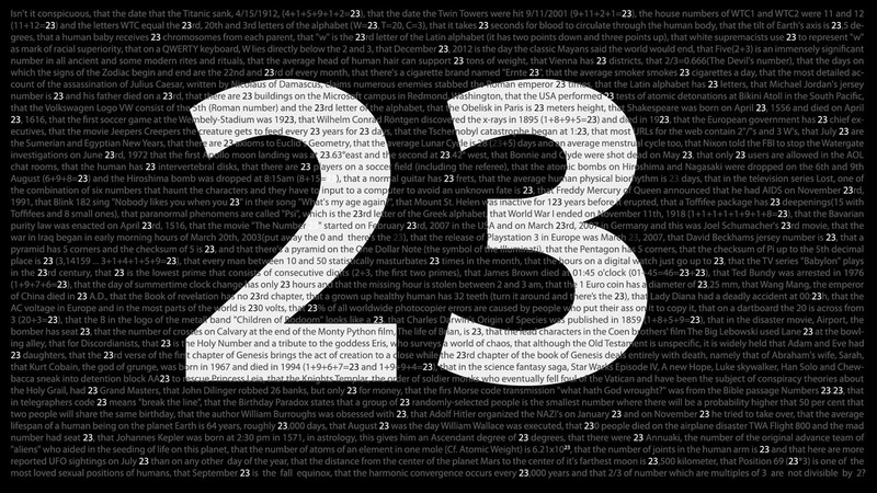emotion, full frame, conspiracy theory numbers, pattern, paint, sign, outdoors, day, western script, text, white color, no people, communication, high angle view
