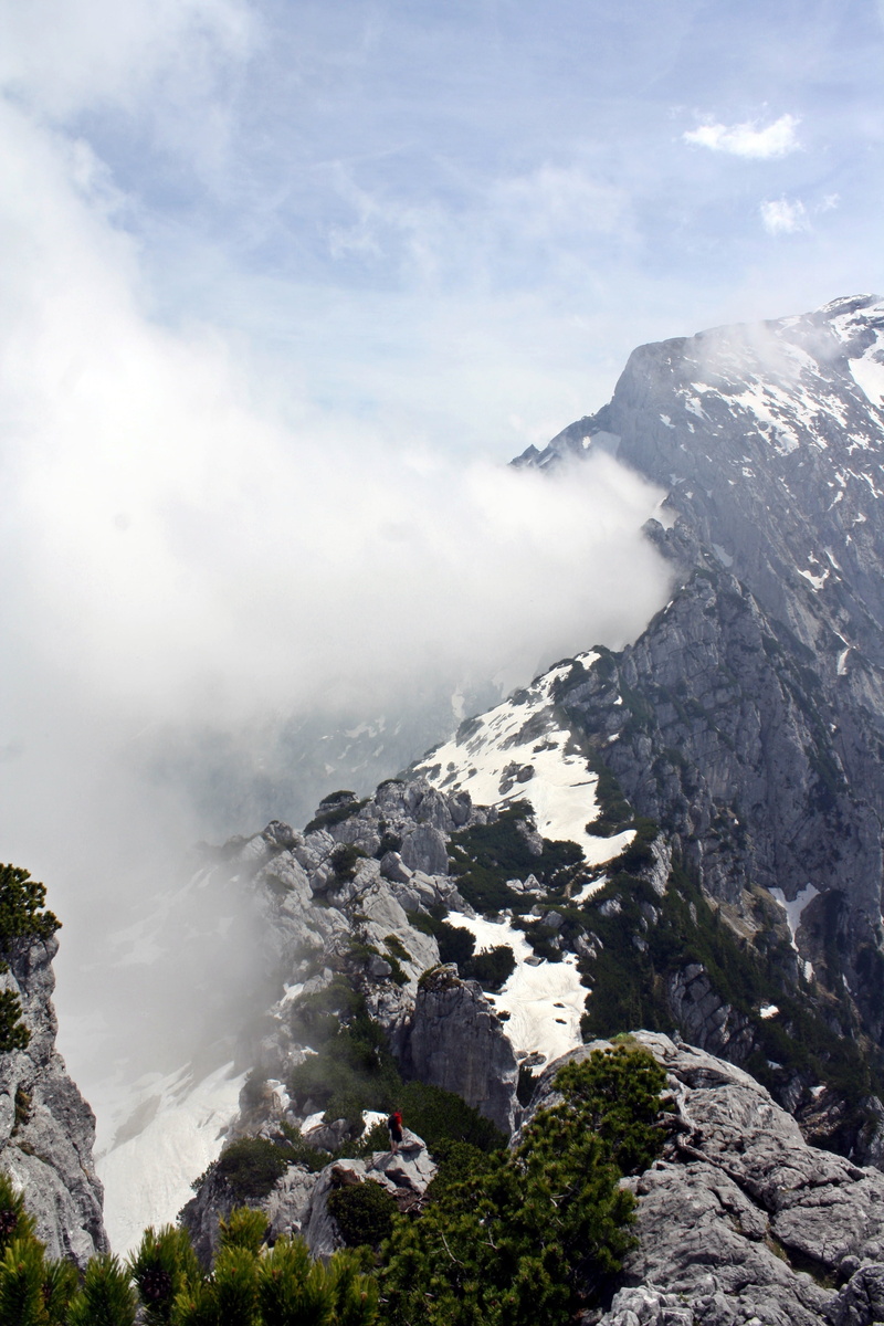 snowcapped mountain, day, outlook, solid, tranquility, trekking, ghostly, mountain range, mountain peak, berghof, formation, cold temperature, tranquil scene