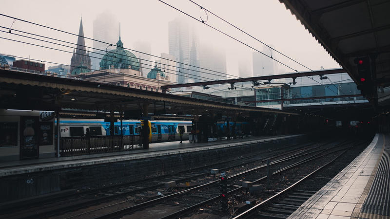 buildings, architecture, building exterior, outdoors, road, mode of transportation, sky, rail transportation, railway station, station, subway system, white