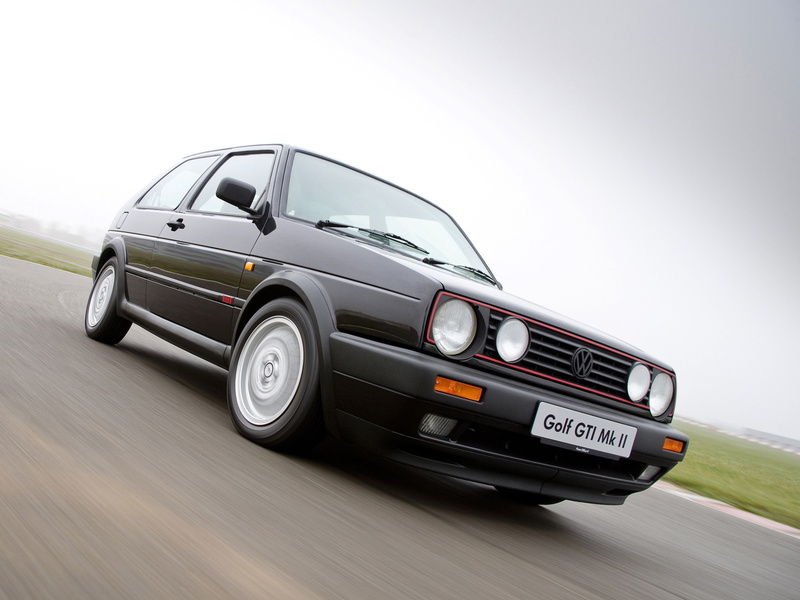 golf, car, 4000x3000, 4K, mark2, volkswagen, germany, 1989, gti