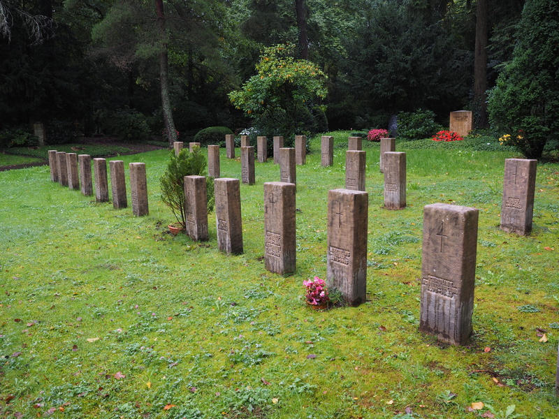 memorial, grass, aviator prey field, resting place, last calm, 4K, woodland cemetery, nature, stone material, in a row, grave steles, tombstone, religion