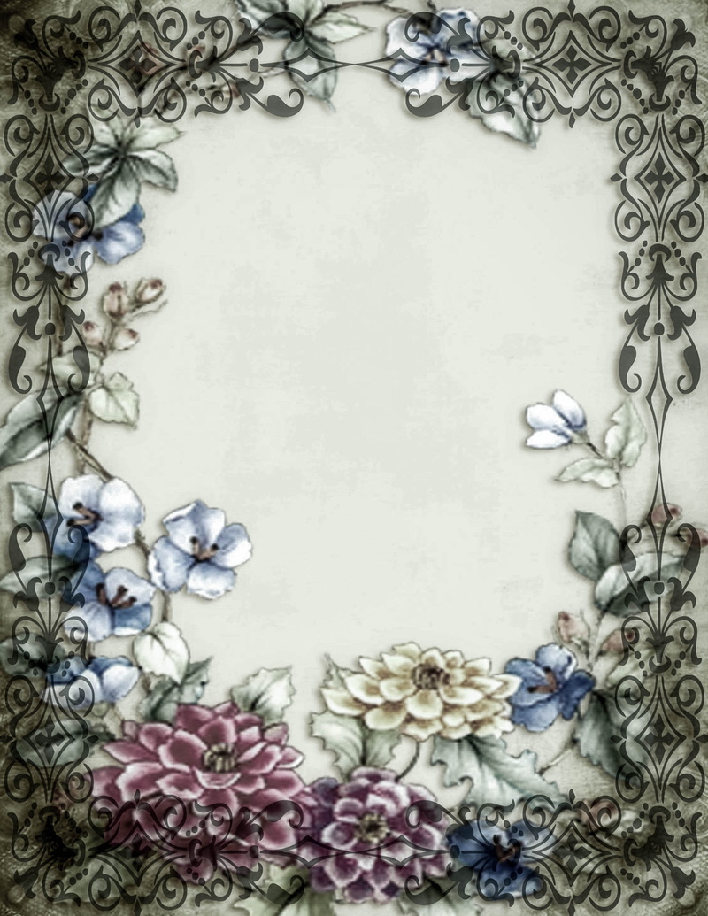 purple, copy space, romance, diary, art and craft, flower, page, ornate, pattern, stationery, victorian, decoration, plant, flowering plant, luxury, shabby