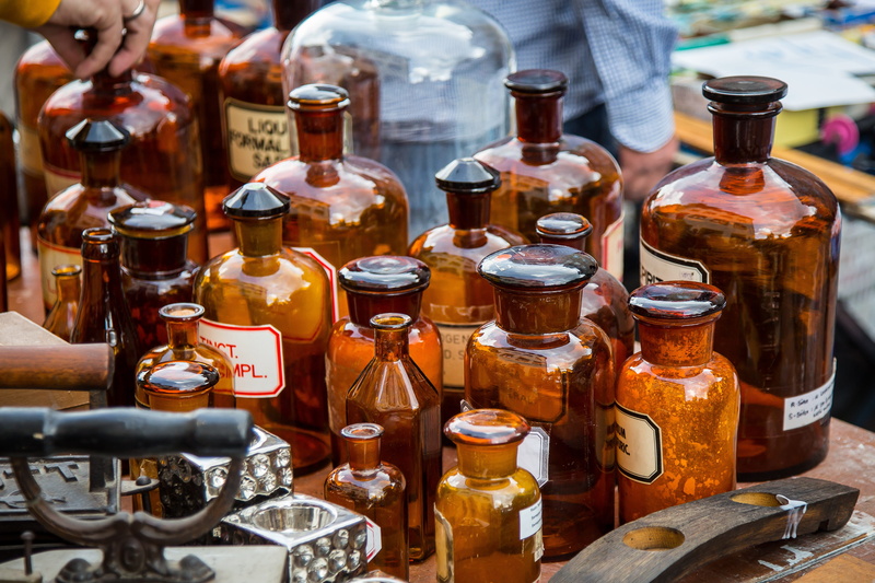 medicine, market, medical, alternative medicine, container, pharmacy, focus on foreground, poisonous, 4K, antiques, no people, flea market, glass, glass bottle