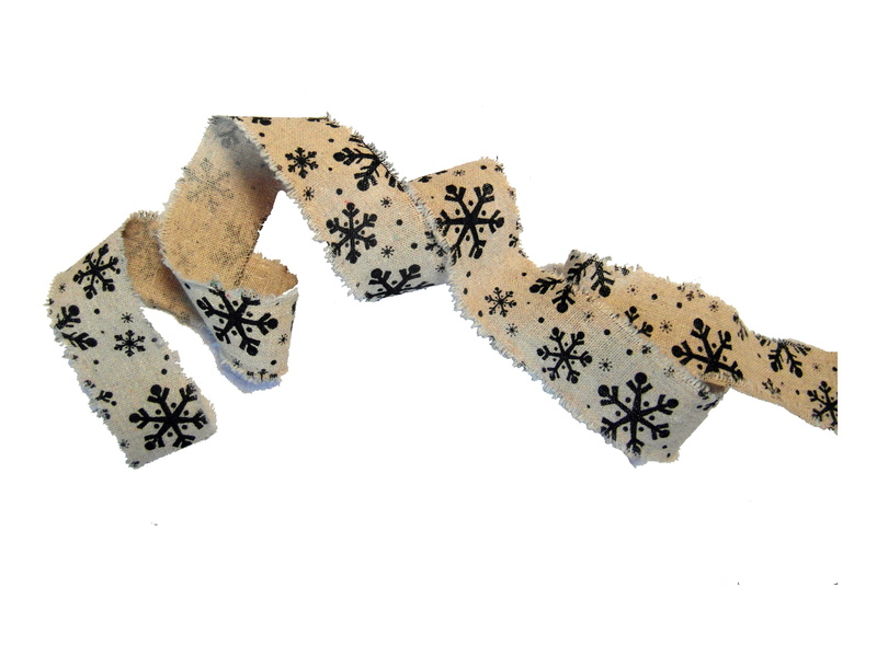 Ribbon, Textile, Decoration, representation, cut out, animal representation, 4K, indoors, nature, white background, no people, Linen, snowflakes, close-up