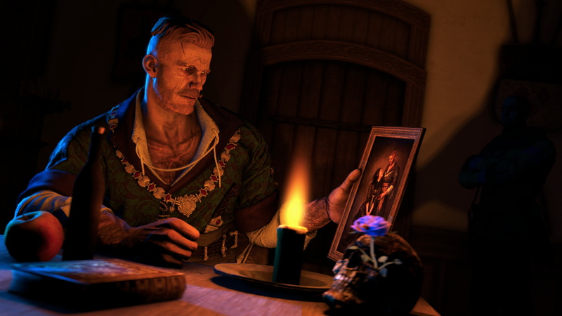 lonely, night, Olgierd of Everec, book, Witcher 3 Wild Hunt, loneliness, picture, The Witcher 3, hearts of stone, bottle, Witcher, Heart of stone, Apple