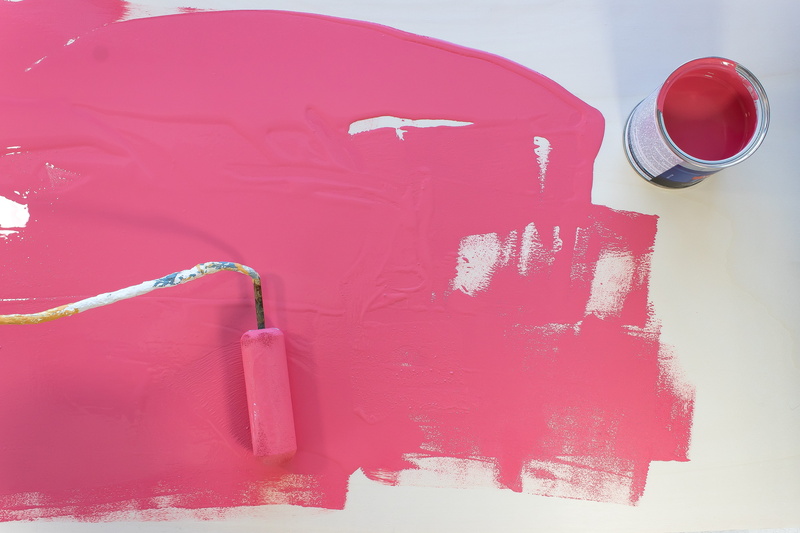 heart shape, mug, color box, coral, 5K, trend color, cup, indoors, container, no people, bottle, rollers, table, red, pink color, drink, still life, paint