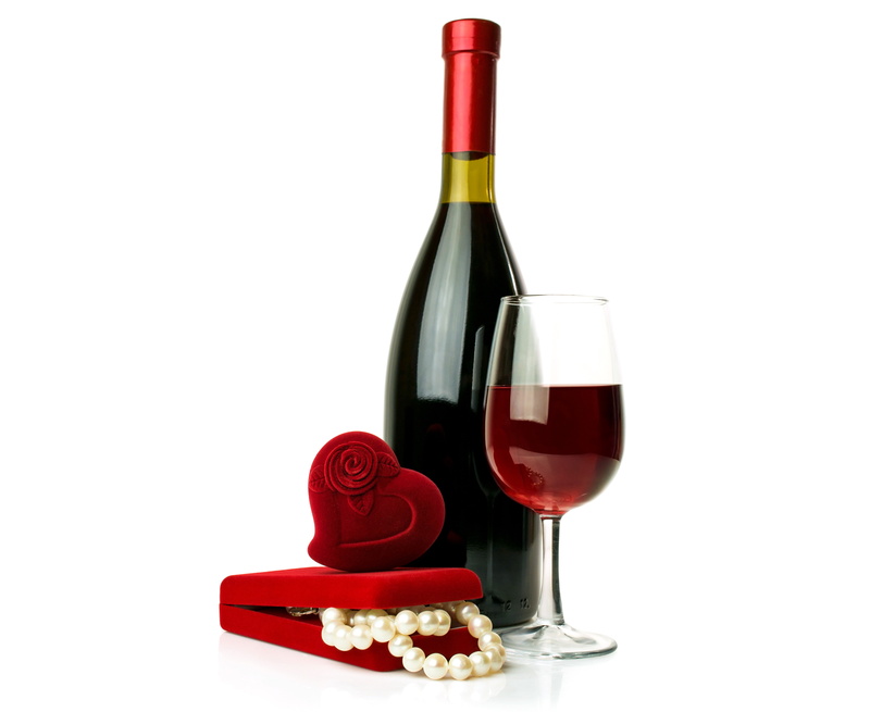 wine, Valentines day, love, gift, bottle, heart, 5K, glass, romantic, box