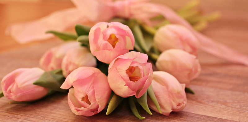 tulips, tulip, table, freshness, breeding tulip, floral greeting, flower arrangement, outdoors, focus on foreground, rose - flower, spring, 4K, close-up