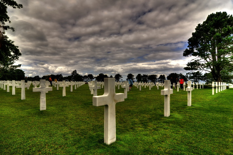 plant, religion, united states, memorial, tombstone, no people, cloud - sky, tree, sadness, history, outdoors, omaha beach, cemetery, stone, cross, day
