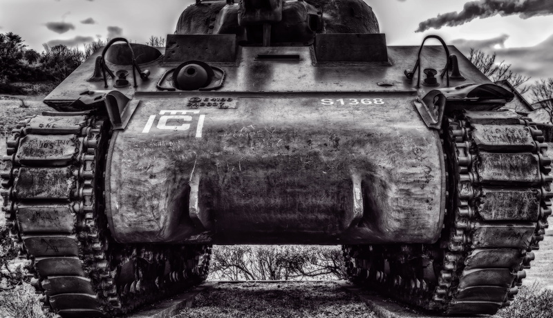 shoot, france, damaged, defense, violent, transportation, threat, d day, focus on foreground, fear, outdoors, military, world war, tank, the past, tree