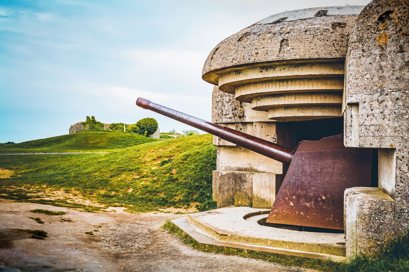 the past, no people, brown, tourism, field, environment, sky, old, travel, cannon, weapon, near, outdoors, nature, france, built structure, armored, military