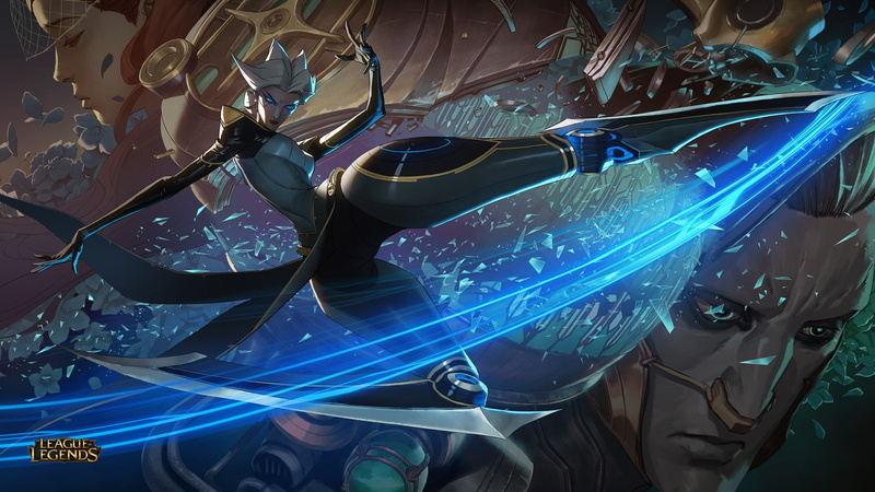 PC gaming, League of Legends, Camille, blue eyes, 1080P