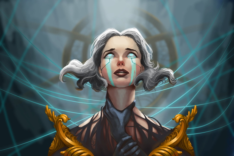 Video Game, League Of Legends, Woman, Lipstick, 1080P, Girl, Tears, Camille (League Of Legends), White Hair