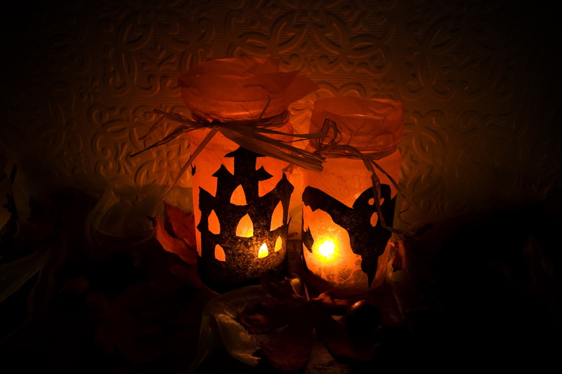 burning, season, ghost, flame, lighting equipment, votive, nature, dark, vignette, glowing, orange color, candle, 2K, fire, two, orange, celebration