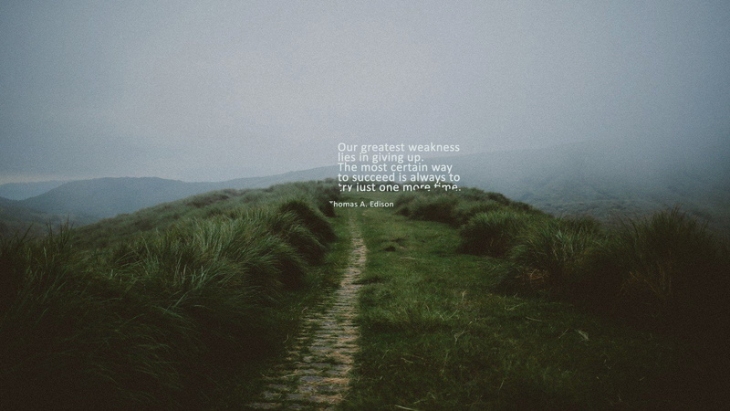 quote, Thomas Alva Edison, 720P