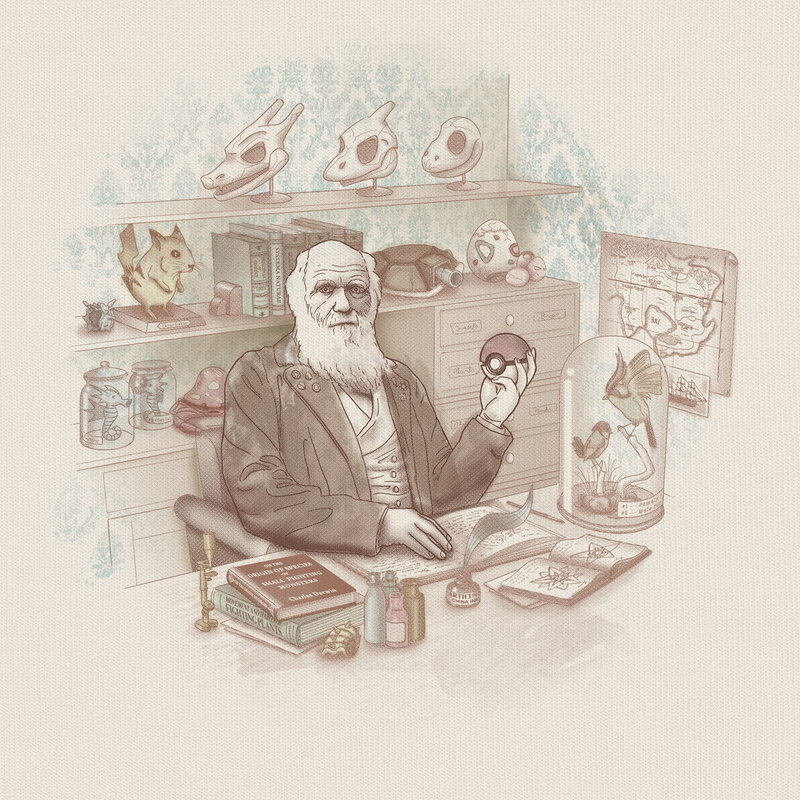 charles, hd, 720P, pokemon, art, anime, x, darwin