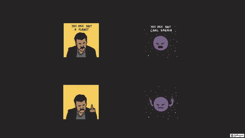 copy space, computer, wireless technology, pluto, computer equipment, tyson, degrasse, technology, connection, adult, male likeness, computer icon, men