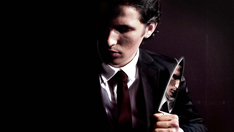 American Psycho, jacket, necktie, shirt, black, Most Popular Celebs, white, suit, Christian Bale, actor, man, dress, wearing, maroon, 5K
