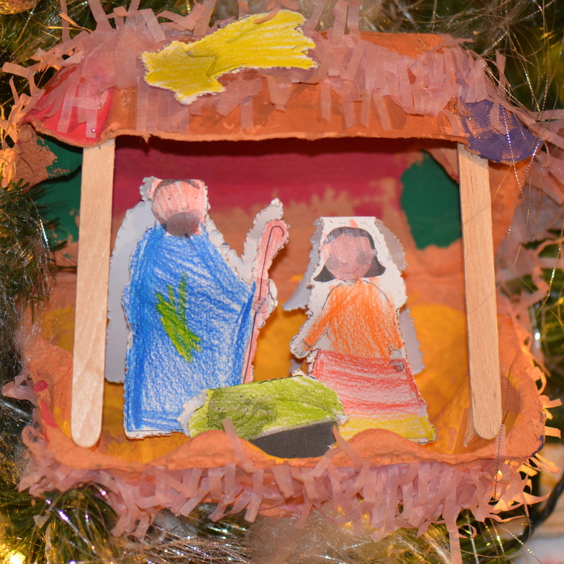 christmas, no people, multi colored, spirituality, art and craft, male likeness, jesus, manger, jozelf, focus on foreground, religion, rear view, outdoors