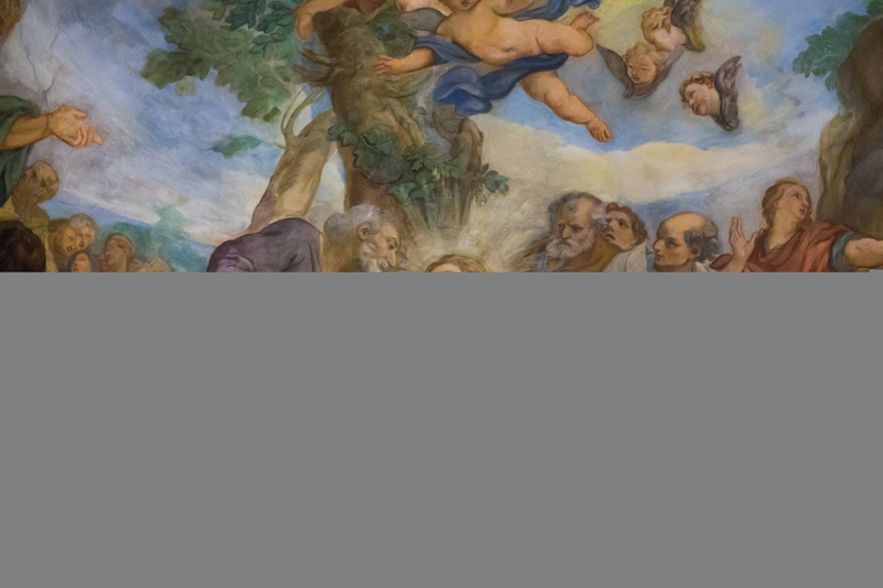 women, young women, multiplication, art and craft, painting, holy, human representation, family, indoors, god, christianity, religious, jesus, females