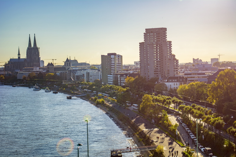 urban, europe, houses, skyscraper, romantic, mode of transportation, spectacular, historic, nature, germany, tourism, sky, city, connection, water, bridge - man made structure