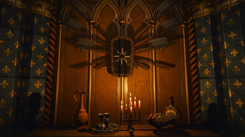 The Witcher 3: Wild Hunt, lighting equipment, indoors, furniture, plant, hanging, candle, home interior, wood - material, no people, illuminated, candlestick holder