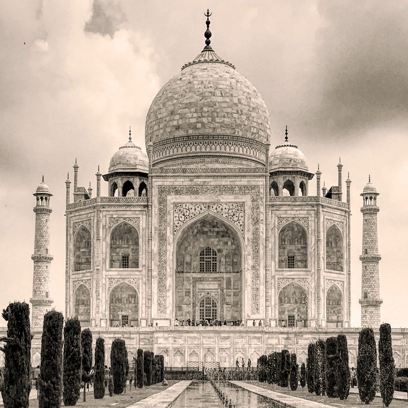 arch, city, cloud - sky, history, dome, building, grave, 2K, sky, taj mahal, spire, tree, day, 13th century, building exterior, outdoors, built structure