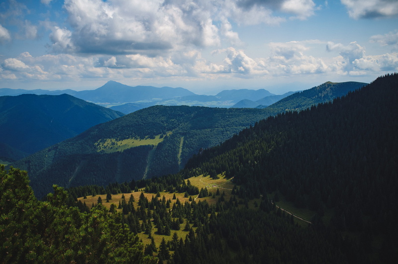 nature, mountains, beauty in nature, sky, slovakia, cumulus, non-urban scene, weather, 4K, growth, landscape, plant, tranquil scene, cloud - sky, fir
