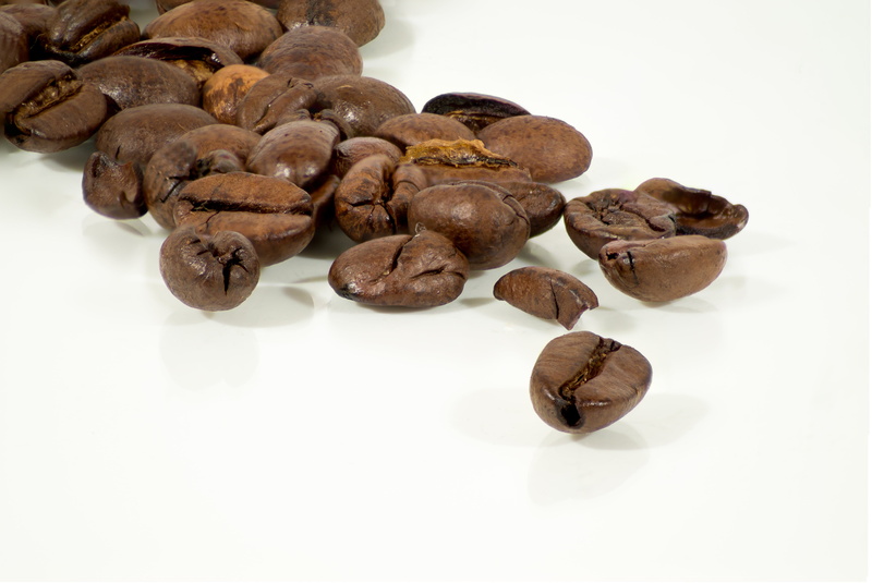 still life, food, nut - food, arabica beans, dried fruit, studio shot, white background, ground, brown, caffeine, high angle view, 5K, raisin, abundance